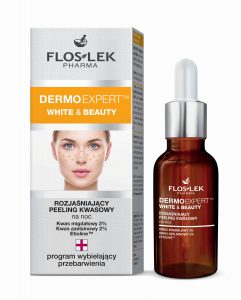 Floslek Dermo Expert rozjaśniający peeling kwasowy na noc