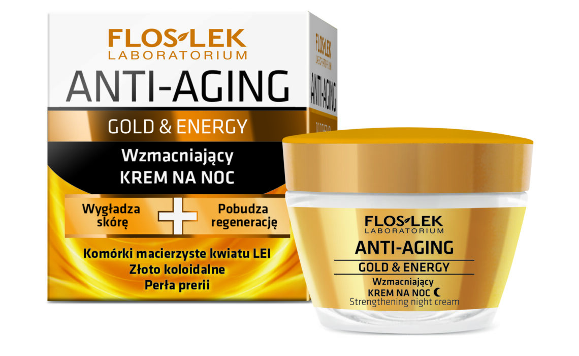 floslek anti aging gold krem na noc
