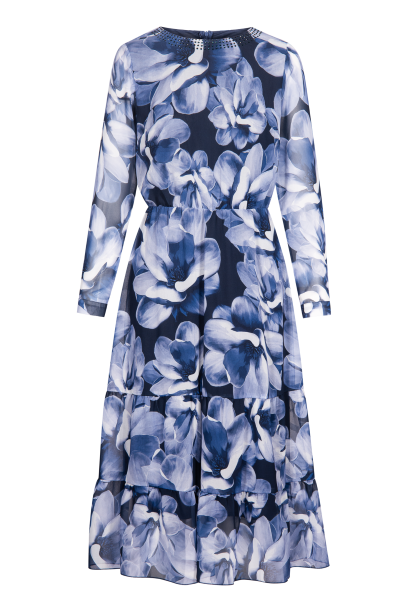 QUIOSQUE sukienka w niebieskie kwiaty