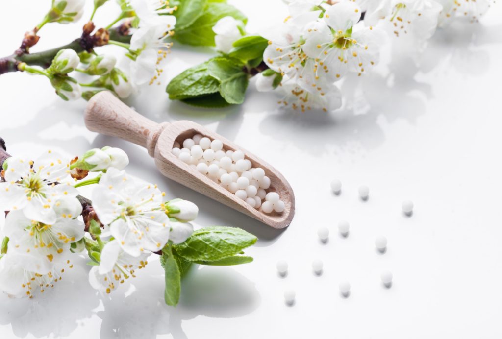 leki homeopatyczne białe kwiaty