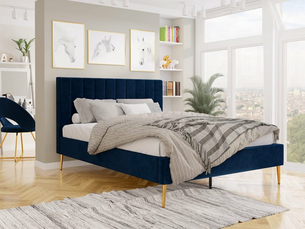 łóżka tapicerowane
